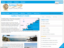 Tablet Screenshot of antibesguide.com